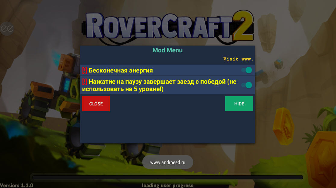 Rovercraft 2越野太空车2内置破解版(大量能量) Rovercraft 2越野太空车2内置破解版(大量能量)