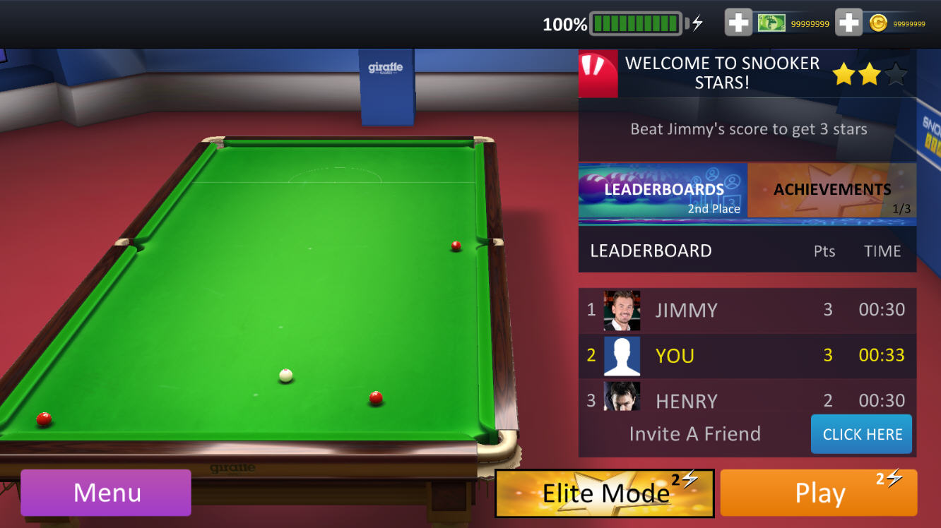 Snooker斯诺克明星破解版