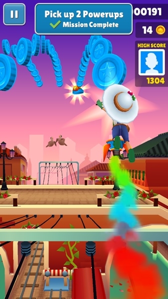 Subway Surf蓝色金币版本