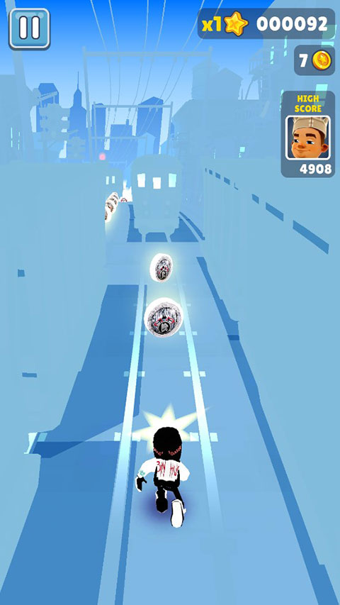 地铁跑酷冰火公益版本 地铁跑酷冰火公益版本