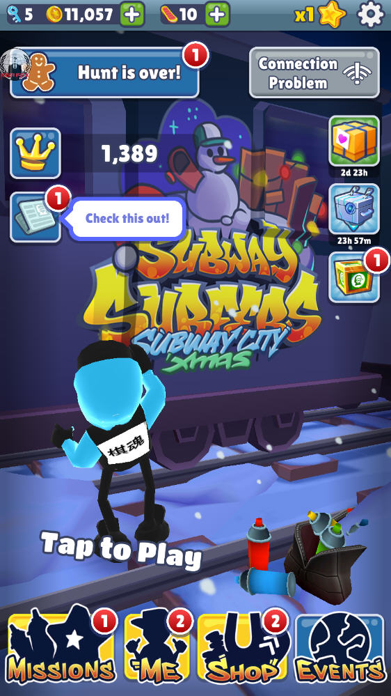 地铁跑酷棋魂版本 地铁跑酷棋魂版本