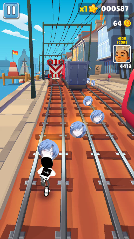 地铁跑酷江鹤金币版本定制版