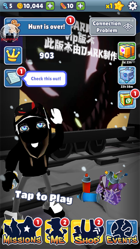 地铁跑酷难言vip暮色改编版本 地铁跑酷难言vip暮色改编版本