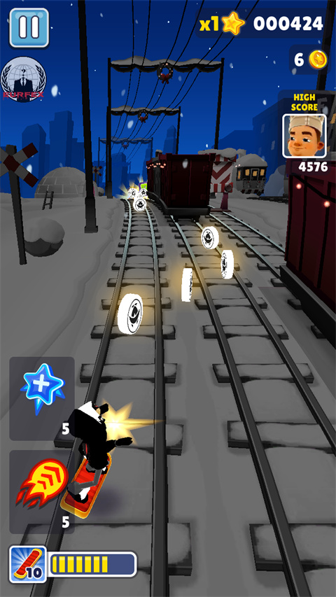 地铁跑酷难言黑白版本游戏 地铁跑酷难言黑白版本游戏