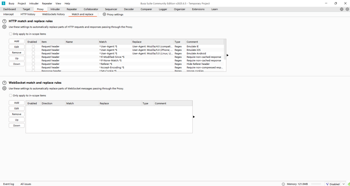 Burp Suite Community Edition
