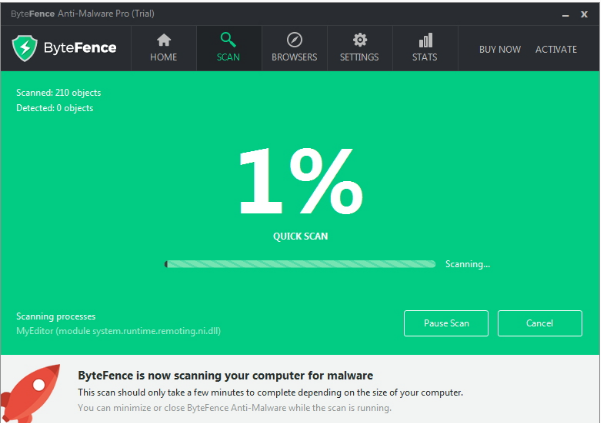 ByteFence Anti Malware 3.19(图2)