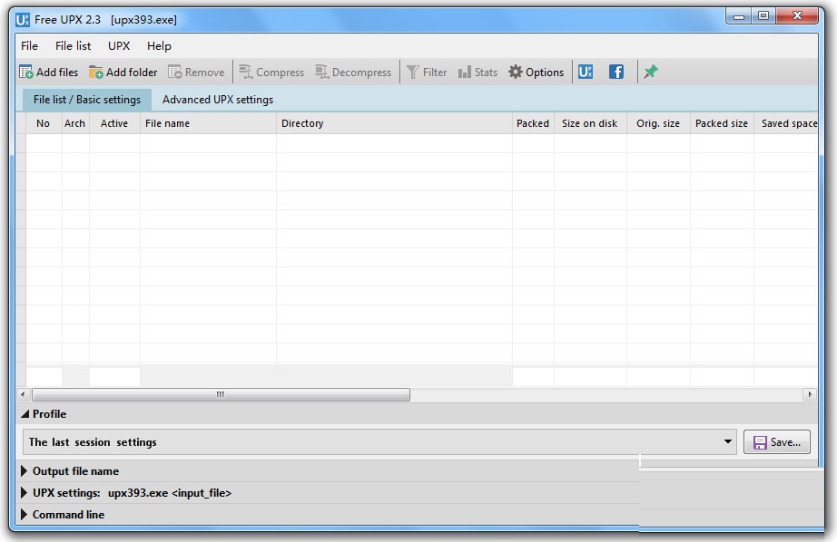 Free UPX 2.3(图2)