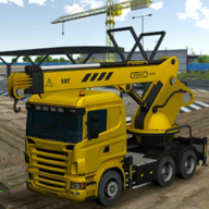 模拟挖掘机建造大楼游戏