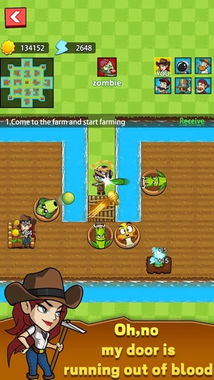 僵尸大战农夫最新版(ZombiesVsFarmer) 僵尸大战农夫最新版(ZombiesVsFarmer)