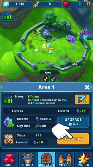 地下城管理者竞技场大亨钻石使用强加版