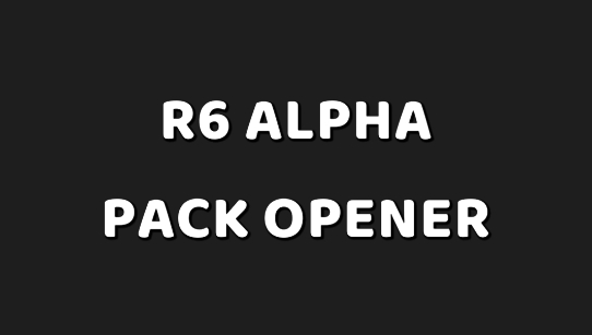 彩虹6号开包模拟器官方版(Alpha Pack Opener)