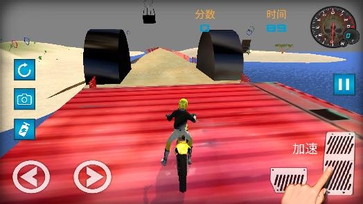 极限摩托模拟障碍赛游戏 极限摩托模拟障碍赛游戏