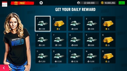 极限漂移世界无限金币版 极限漂移世界无限金币版