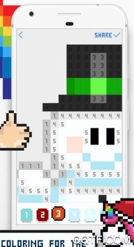 着色游戏的孩子像素点IOS端手游