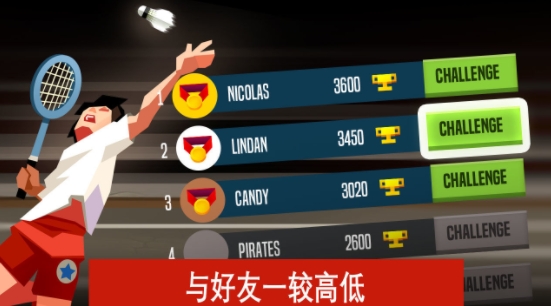 羽毛球高高手2021无限金币版