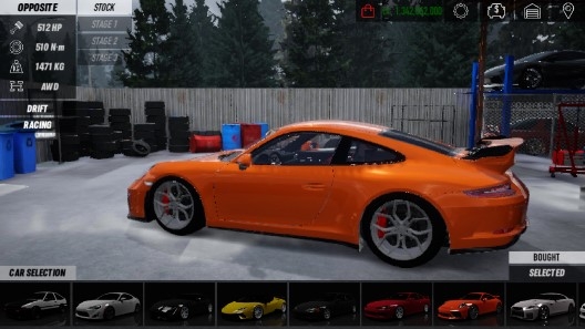 赛车与漂移模拟无限金币版 赛车与漂移模拟无限金币版