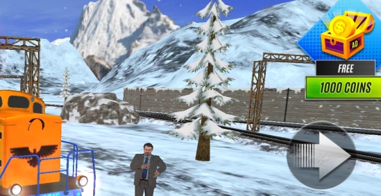 雪地火车模拟器破解版 雪地火车模拟器破解版