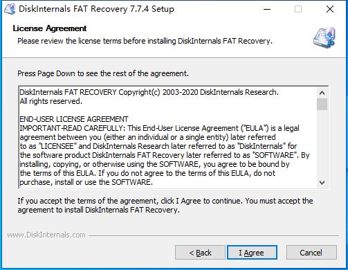 DiskInternals FAT Recovery v7.7.4