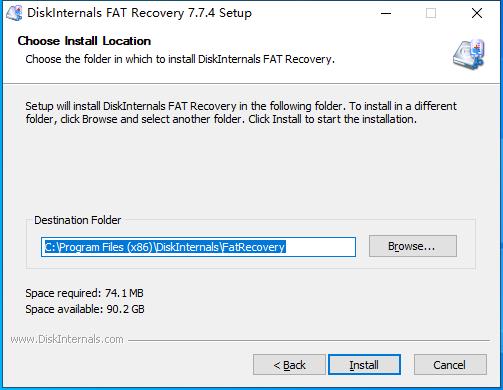 DiskInternals FAT Recovery v7.7.4