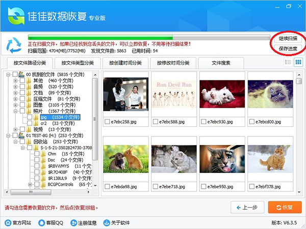 佳佳数据恢复专业版 v8.0.1官方版