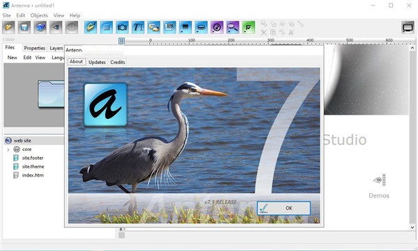 Antenna Web Design Studio(可视化网页设计软件) v7.3