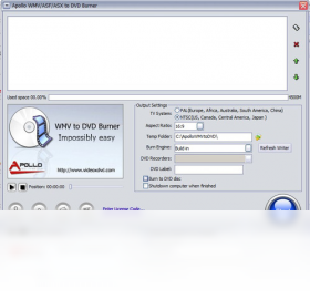 ApolloWMV/ASF/ASX to DVDBurner