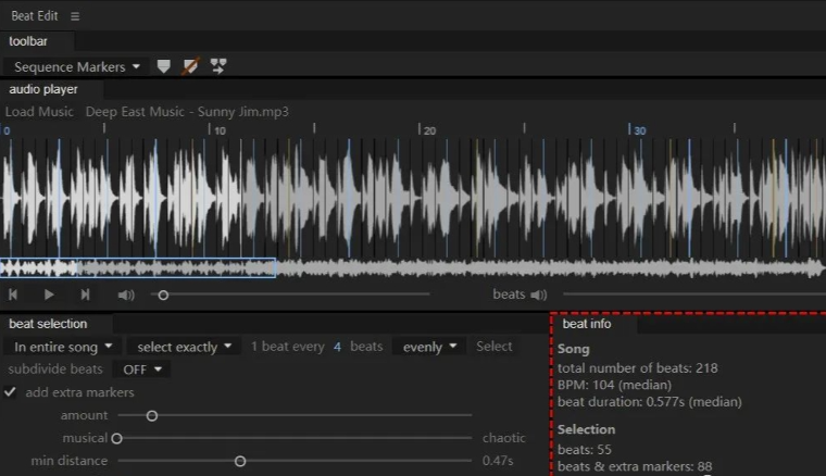BeatEdit pr音乐卡点插件