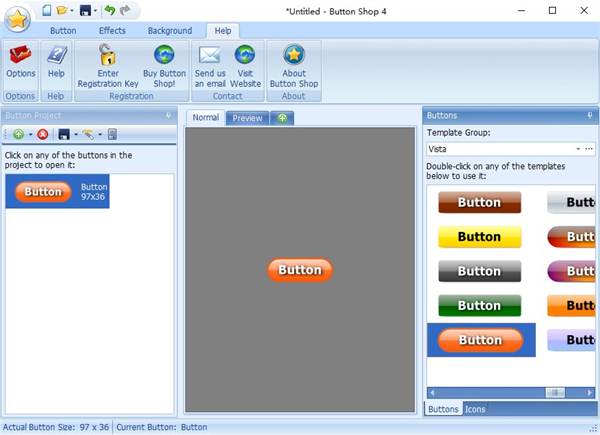Button Shop(网页按钮制作工具) v4.26 Button Shop(网页按钮制作工具) v4.26