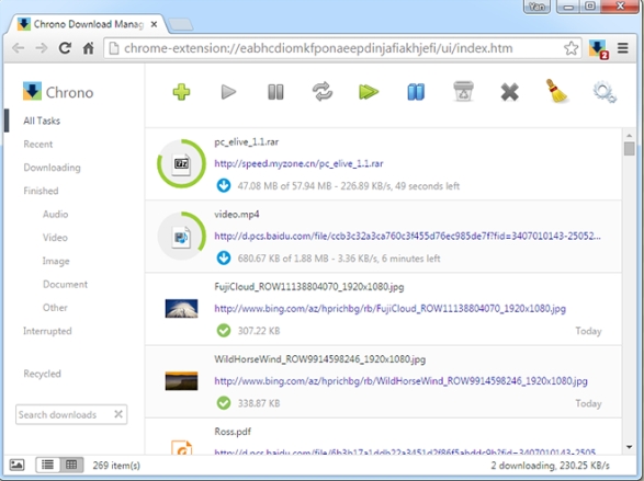 Chrono下载管理器(谷歌浏览器扩展插件) v0.13.8 Chrono下载管理器(谷歌浏览器扩展插件) v0.13.8