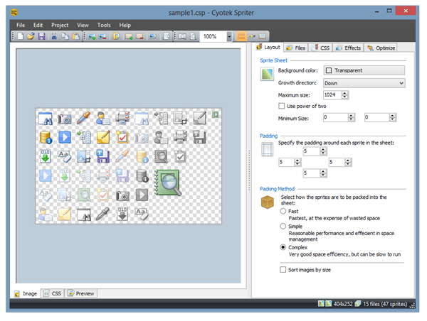 Cyotek Spriter(div+css切图工具) v1.9.0.297官方版
