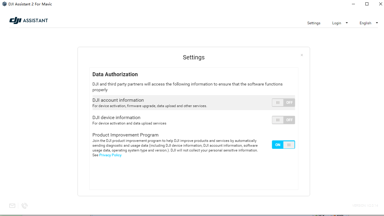 DJI Assistant 2 For Mavic电脑版