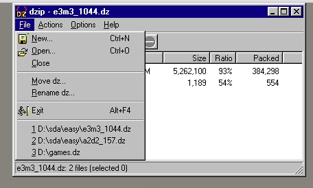 Dzip解压软件功能特点及使用方法详解
