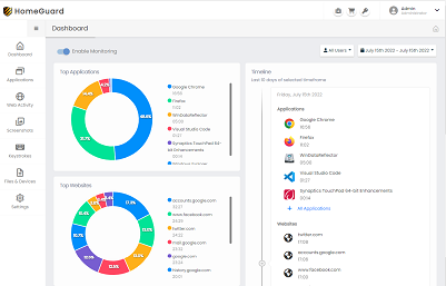 HomeGuard电脑监控软件 v16.0.1
