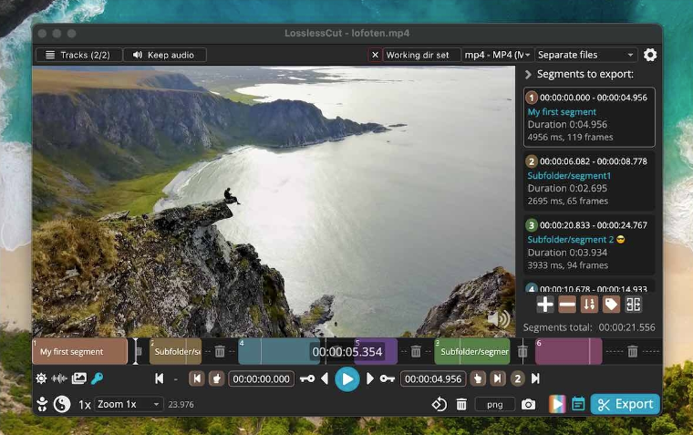 LosslessCut官网绿色版