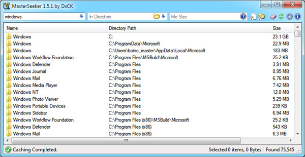 MasterSeeker(文件搜索工具) v1.5.1.1