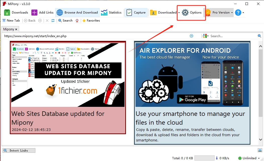 Mipony网盘工具 v3.3.0