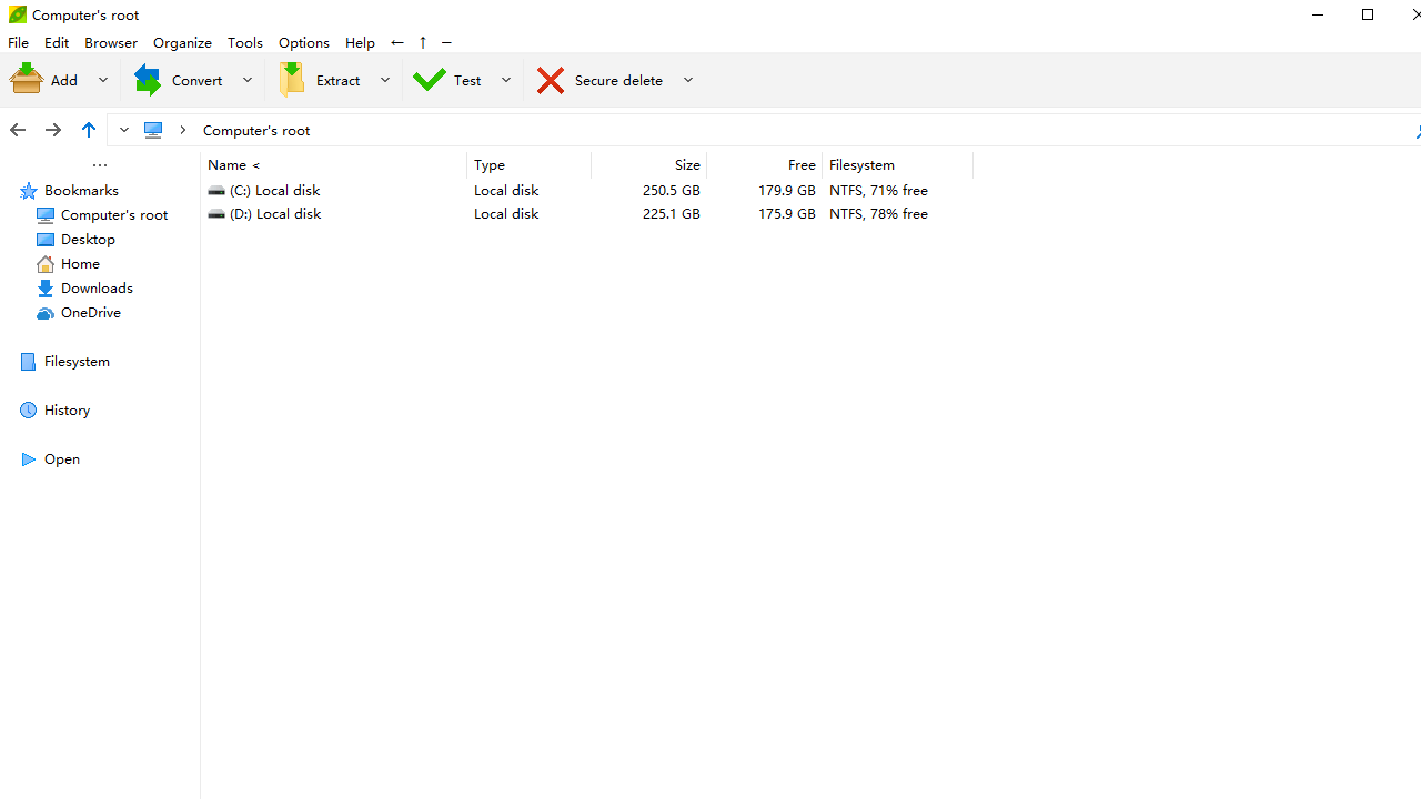 PeaZip解压软件免费版