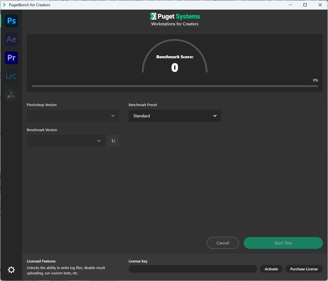 PugetBench for Creators激活版