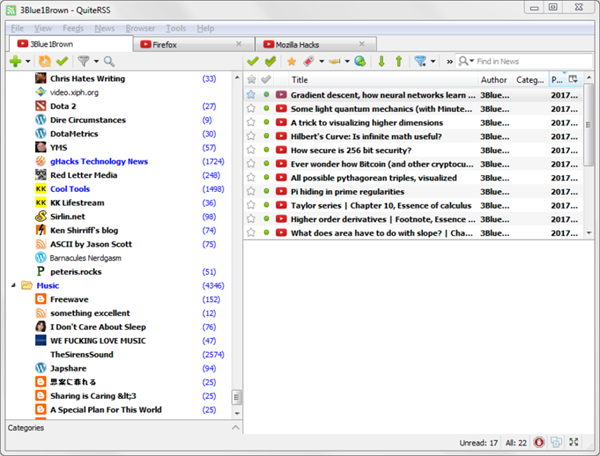 QuiteRSS(RSS阅读器) v0.19.4