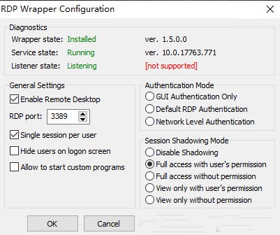 RDP Wrapper远程桌面会话软件 v1.6.2