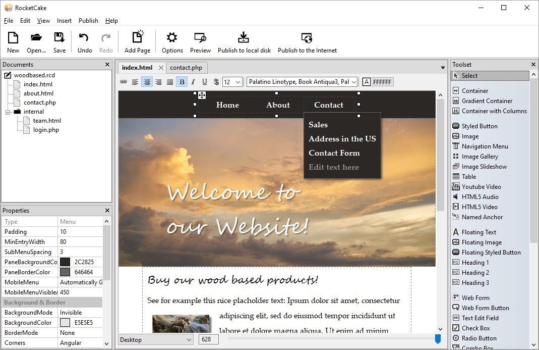RocketCake网页编辑器官方版 v6.4.1