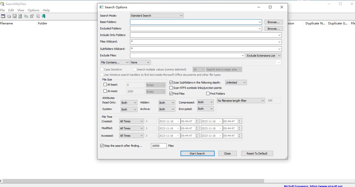 SearchMyFiles(文件搜索工具)官方版 v3.35