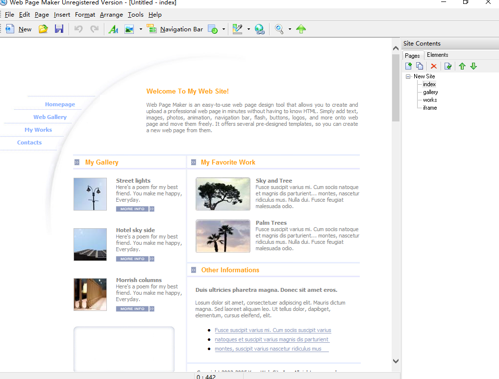 Web Page Maker(网页制作软件) v3.22