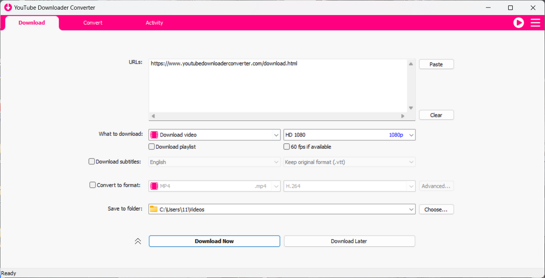 Youtube Downloader converter