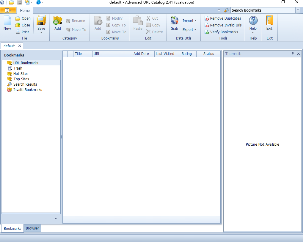advanced url catalog(网页书签管理工具) v2.4.1.0