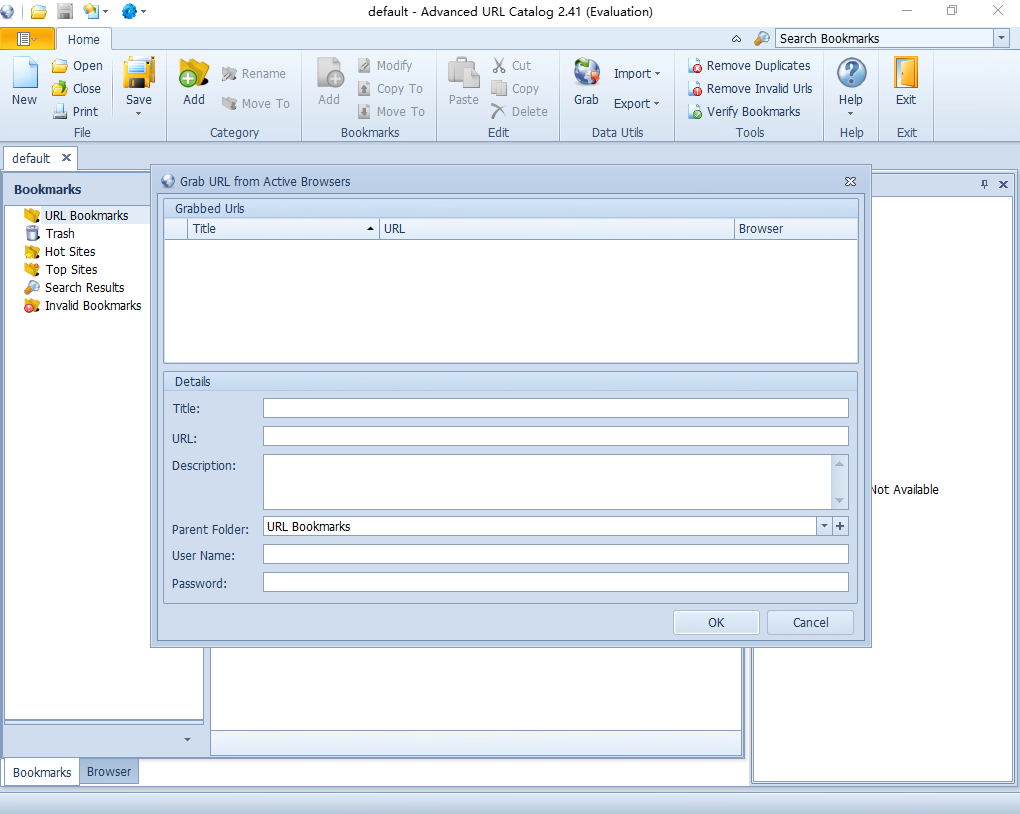 advanced url catalog(网页书签管理工具) v2.4.1.0