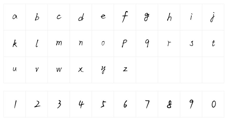 李旭科钢笔行书字体