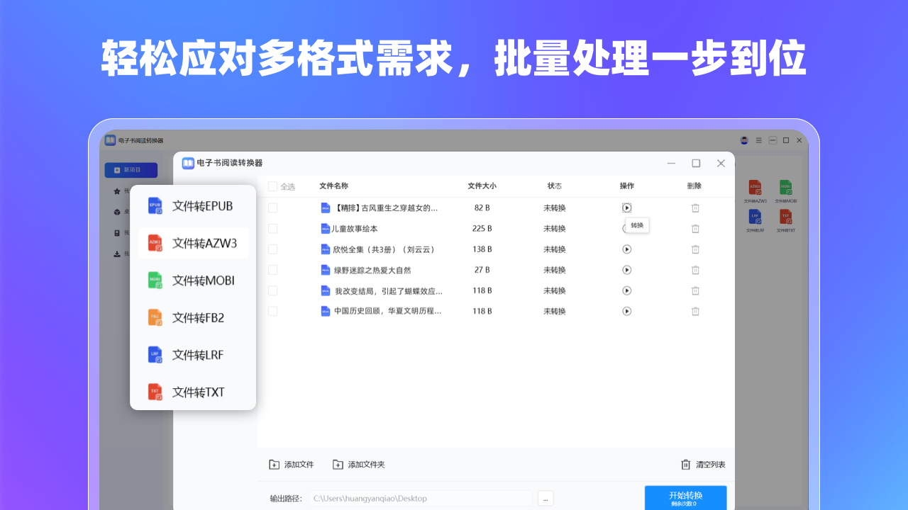 电子书阅读转换器电脑版